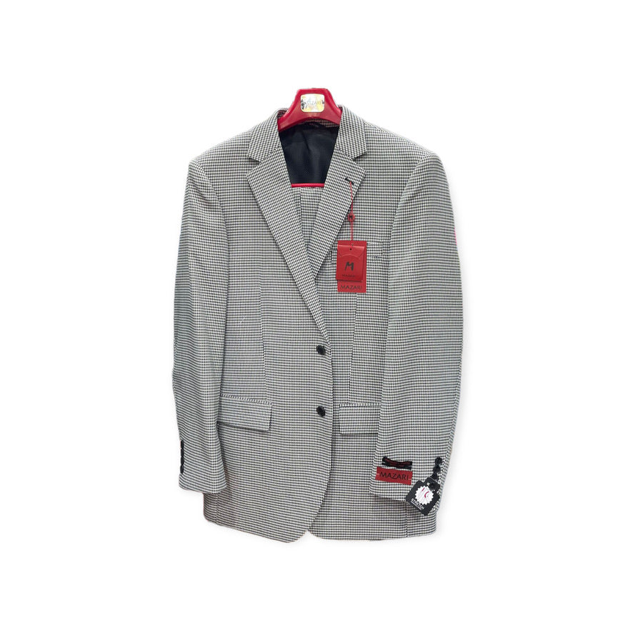 MAZARI: 3PC  Modern Fit Suit 8000
